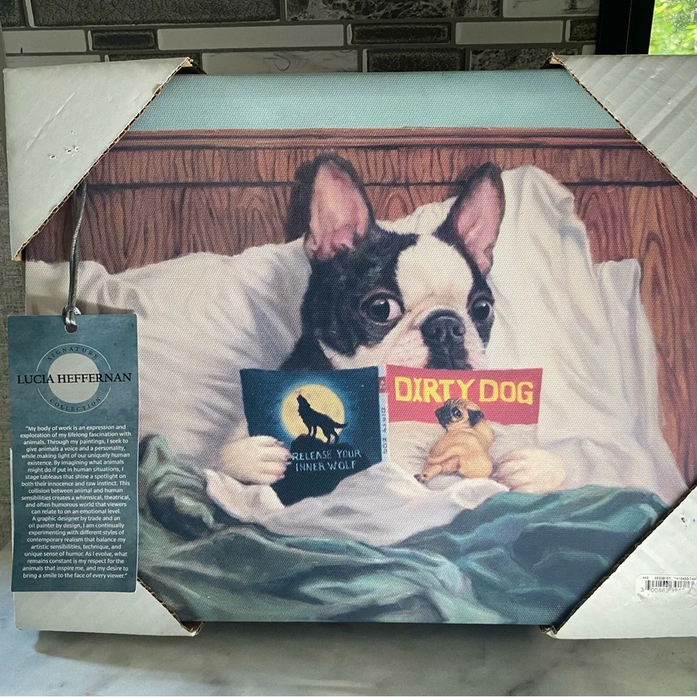 'Dirty Dog' Canvas Art